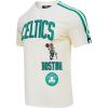 Mens NBA Retro Classics Cotton Taping Tee(Eggshell/ Kelly Green)