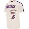 Mens NBA Retro Classics Cotton Taping Tee(Eggshell/ Purple)