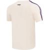 Mens NBA Retro Classics Cotton Taping Tee(Eggshell/ Purple)