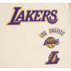Mens NBA Retro Classics Cotton Taping Tee(Eggshell/ Purple)