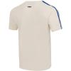 Mens NBA Retro Classics Cotton Taping Tee(Eggshell/Royal Blue)
