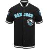 Mens NHL Classic Chenille Button Down(Black)