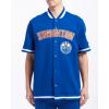 Mens NHL Classic Chenille Button Down(Dodger Blue)