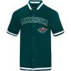 Mens NHL Classic Chenille Button Down(Forest Green)