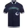 Mens NHL Classic Chenille Button Down(Midnight Navy)