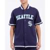 Mens NHL Classic Chenille Button Down(Midnight Navy)