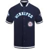 Mens NHL Classic Chenille Button Down(Midnight Navy)