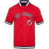Mens NHL Classic Chenille Button Down(Red/Black)