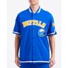 Mens NHL Classic Chenille Button Down(Royal Blue)