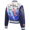 PRO STANDARD Womens WNBA All Star Satin Satin Jacket(Midnight Navy)
