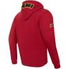Pro Standard Mens NBA Classic Chenille Cotton Double Knit Full Zip Hoodie(Cardinal Red)