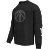 Pro Standard Mens NBA Classic Chenille Cotton Double Knit Full Zip Hoodie(Gray)