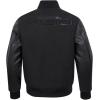 Pro Standard Mens NFL Classic Triple Black Varsity Jacket(Triple Black)