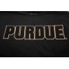 Pro Standard Mens Purdue University Classic Chenille Short Sleeve Tee Black L