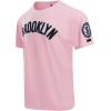 Pro Standard NBA Mens Mens NBA Classic Chenille Cotton Single Jersey Short Sleeve Tee(Pink)