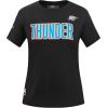 Pro Standard NBA Womens Womens NBA Classic Chenille Cotton Short Sleeve Slim Tee(Black)