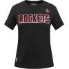 Pro Standard NBA Womens Womens NBA Classic Chenille Cotton Short Sleeve Slim Tee(Black)