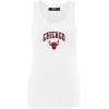 Pro Standard NBA Womens Womens NBA Classic Chenille Cotton Single Jersey Tank Top(White)