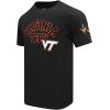 Pro Standard NCAA Mens Mens College Classic Chenille Cotton Short Sleeve Tee(Black)