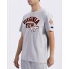 Pro Standard NCAA Mens Mens College Classic Chenille Cotton Short Sleeve Tee(Heather Grey)