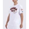 Pro Standard NCAA Mens Mens College Classic Chenille Cotton Short Sleeve Tee(White)
