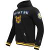 Pro Standard NCAA mens Mens College Classic Chenille Brushed Back French Terry Pull Over Hoodie(Black/Yellow)