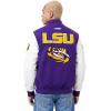 Pro Standard NCAA mens Mens College Classic Chenille Wool Varsity Jacket(Purple/White)