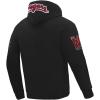 Pro Standard NCAA mens Pro Standard Mens Classic Chenille Cotton Double Knit Pull Over Hoodie(Black)