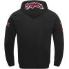 Pro Standard NCAA mens Pro Standard Mens Classic Chenille Cotton Double Knit Pull Over Hoodie(Black)