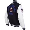 Pro Standard NCAA mens Pro Standard Mens College Classic Chenille Wool Varsity Jacket(Black/White M60030)