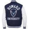 Pro Standard NCAA mens Pro Standard Mens College Classic Chenille Wool Varsity Jacket(Midnight Navy/White)