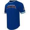 Pro Standard NHL Mens Pro Standard Mens NHL Classic Chenille Cotton Double Knit Short Sleeve Tee(Dodger Blue)
