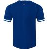 Pro Standard NHL Mens Pro Standard Mens NHL Classic Chenille Cotton Double Knit Short Sleeve Tee(Dodger Blue)