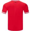 Pro Standard NHL Mens Pro Standard Mens NHL Classic Chenille Cotton Double Knit Short Sleeve Tee(Red)
