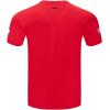 Pro Standard NHL Mens Pro Standard Mens NHL Classic Chenille Short Sleeve Tee(Red)