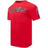 Pro Standard NHL Mens Pro Standard Mens NHL Classic Chenille Short Sleeve Tee(Red)