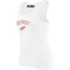 Pro Standard NHL Womens Pro Standard Womens NHL Classic Chenille Cotton Tank Top(White)