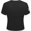 Pro Standard NHL Womens Pro Standard Womens NHL Classic Chenille Short Sleeve Slim Fit Tee(Black)