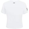 Pro Standard NHL Womens Pro Standard Womens NHL Classic Chenille Short Sleeve Slim Tee(White)