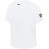 Pro Standard NHL Womens Pro Standard Womens NHL Classic Chenille Short Sleeve Slim Tee(White)