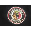 Pro Standard NHL Womens Retro Classics Brushed Back French Terry Cropped Pullover Hoodie(Black/Red/Black)