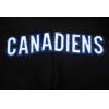 Pro Standard NHL womens Womens Nhl Classic Chenille Brushed Back French Terry Pull Over Hoodie(Black)