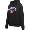 Pro Standard NHL womens Womens Nhl Classic Chenille Brushed Back French Terry Pull Over Hoodie(Black)