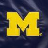 Pro Standard Womens College University Of Michigan Classic Essentials Satin Jacket Midnight Navy L