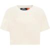 Pro Standard Womens WNBA Neutral Cotton Short Sleeve Boxy Tee(Eggshell)