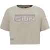 Pro Standard Womens WNBA Neutral Cotton Short Sleeve Boxy Tee(Taupe)