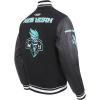 Pro Standard mens Pro Standard Mens Wnba Retro Classics Wool Varsity Jacket(Black)