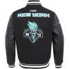 Pro Standard mens Pro Standard Mens Wnba Retro Classics Wool Varsity Jacket(Black)