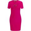 Womens NBA Classic Triple Pink Cotton Body Con Dress(Beetroot Purple)