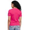 Womens NBA Classic Triple Pink Cotton Short Sleeve Slim Fit Tee(Beetroot Purple)